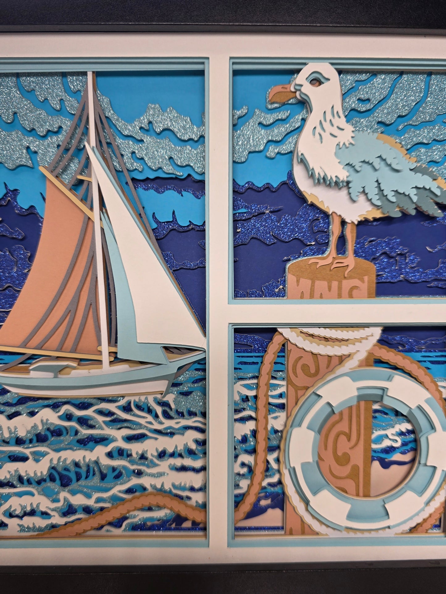 Beach, Sailboat, Seagull