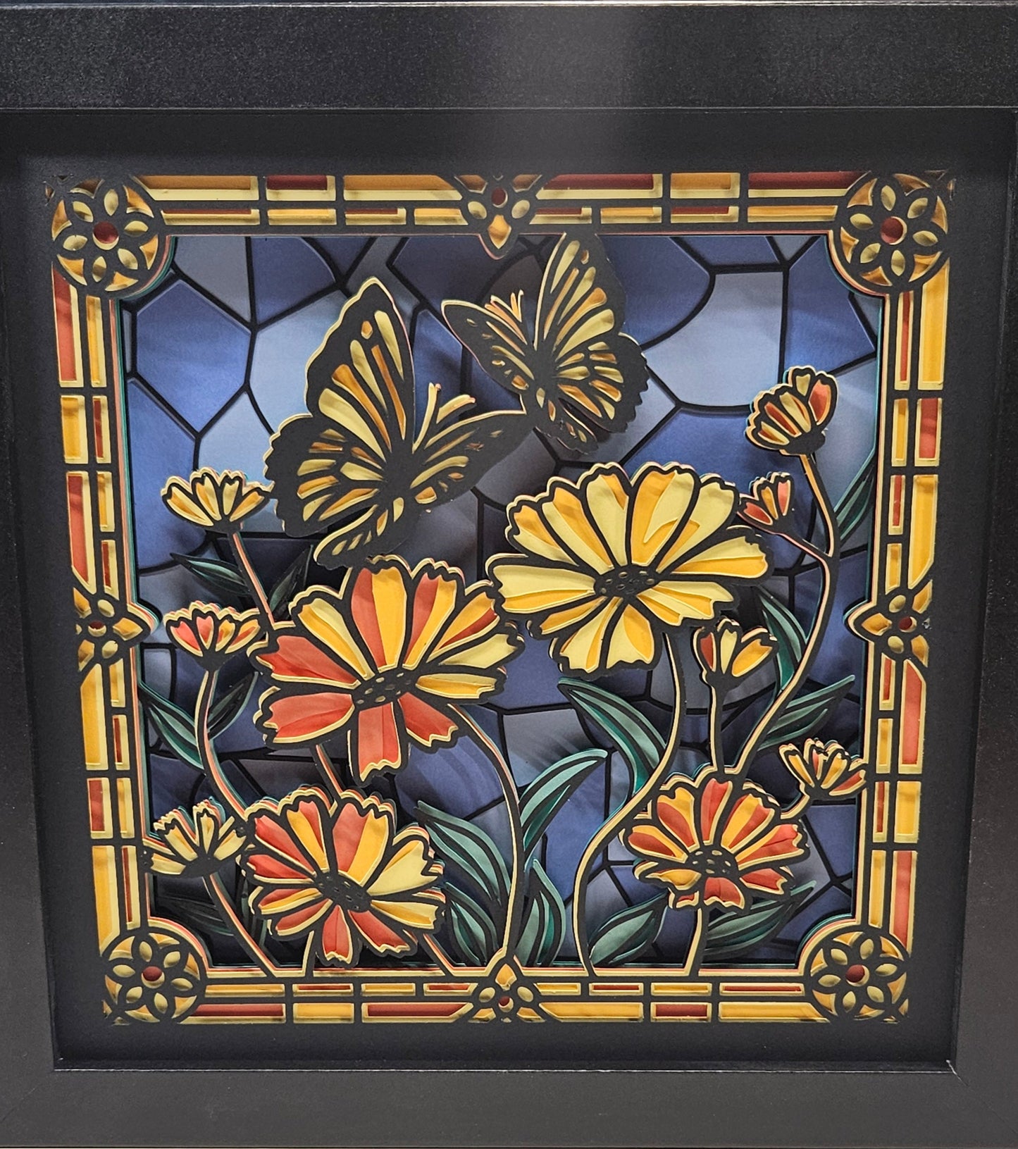 Butterfly's with Flowers