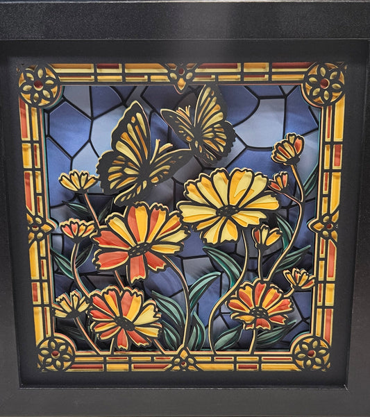 Butterfly's with Flowers